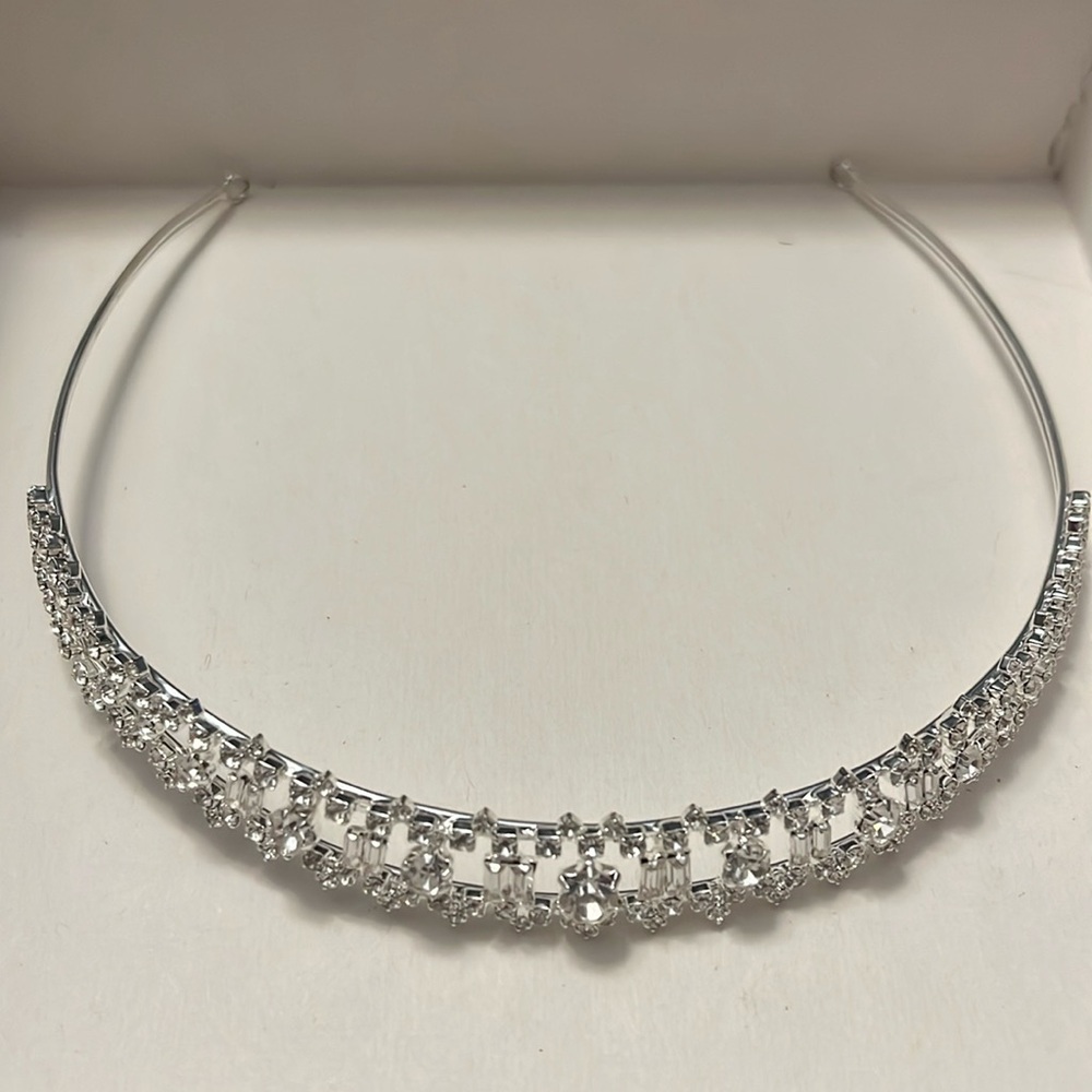 Bel Aire Bridal silver tiara style number 905